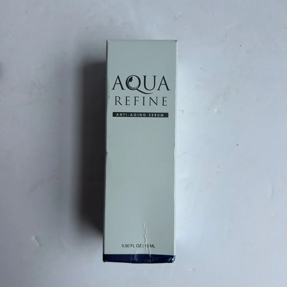 Aqua‎ Refine Anti-Aging Serum NIB 0.5oz Blue Retinol Ceramide Treatment